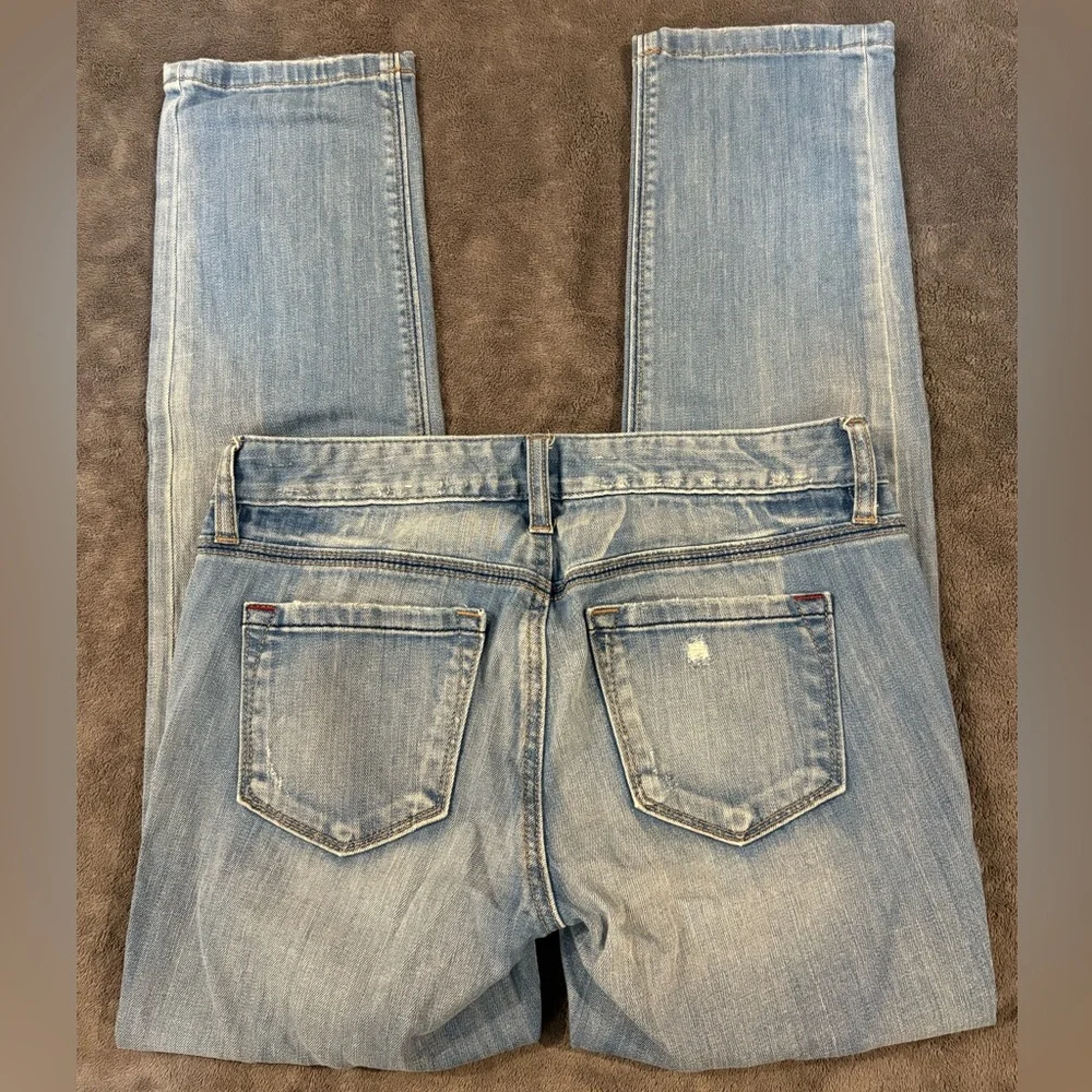 🩵LOFT • Modern Slim lightly distressed jeans • 27/4P • GUC - Picture 7 of 10